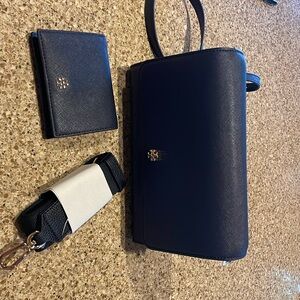 Tory burch purse - wallet - and additional wide strap